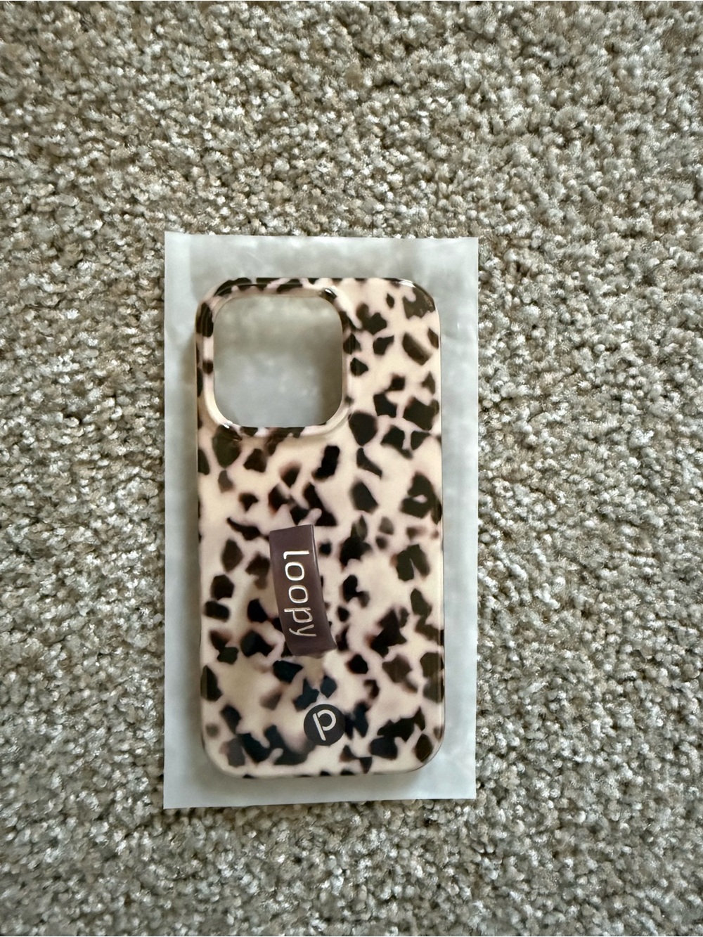 Loopy Case Leopard Print Phone Case with Grip Loop for iPhone 16 Pro